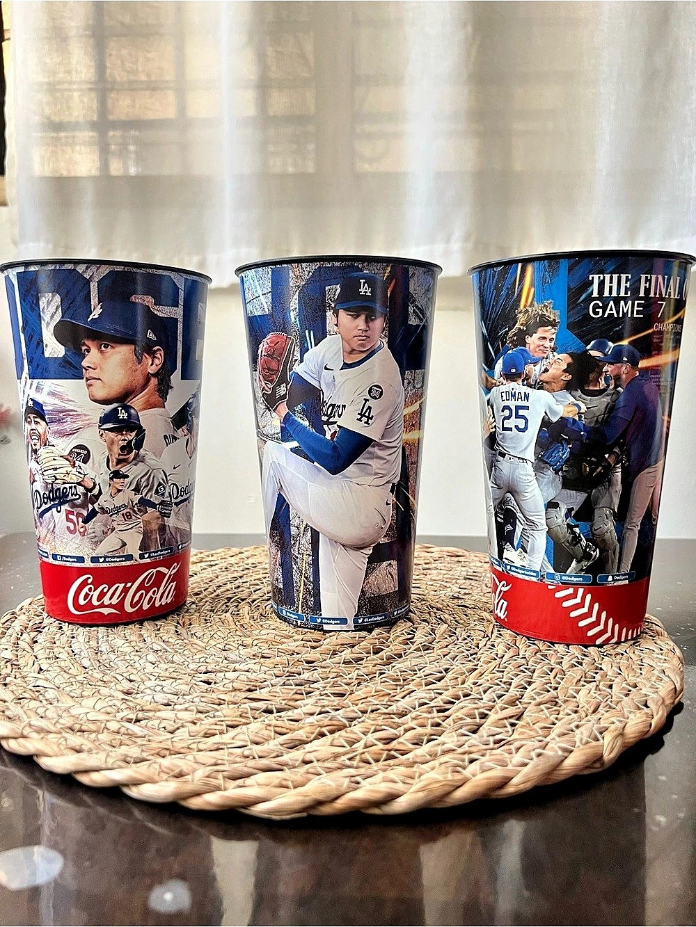 LA Dodgers Shohei Ohtani Souvenir Cup Set of 3